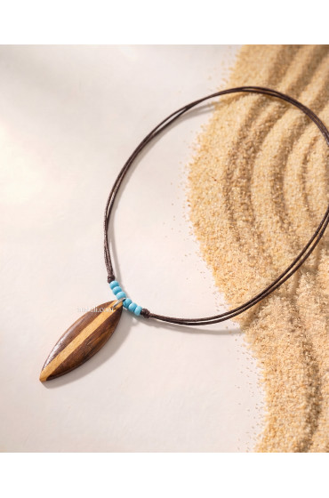 Bali Handmade Wood Necklace
